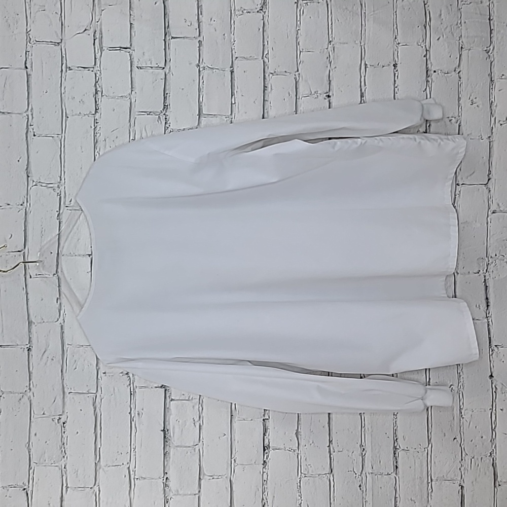 Simply Basic Long Sleeve 2-Pocket Round Neck Snap… - image 7